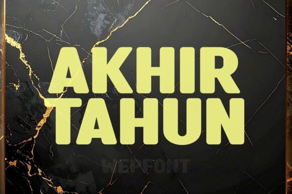 Akhir Tahun Font for Web Design