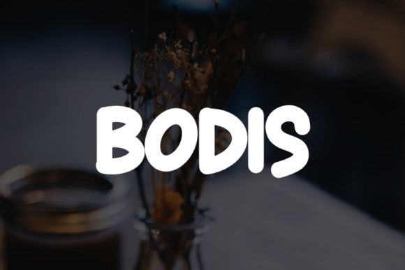 Bodis: A Bold Display Font for Impactful Design