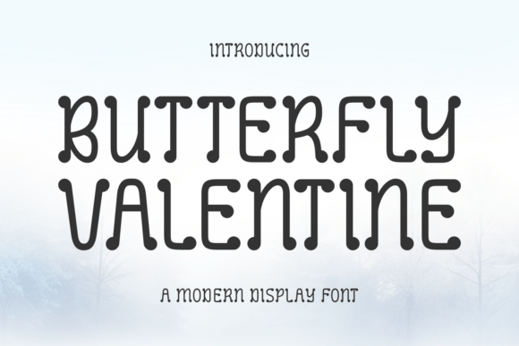 Butterfly Valentine Font for Creative Projects