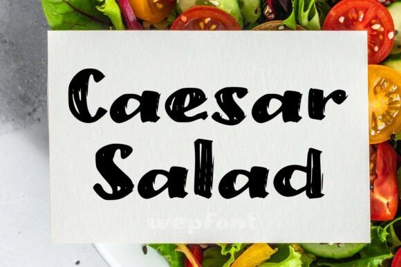 Caesar Salad Font: A Fresh Take on Display Typography