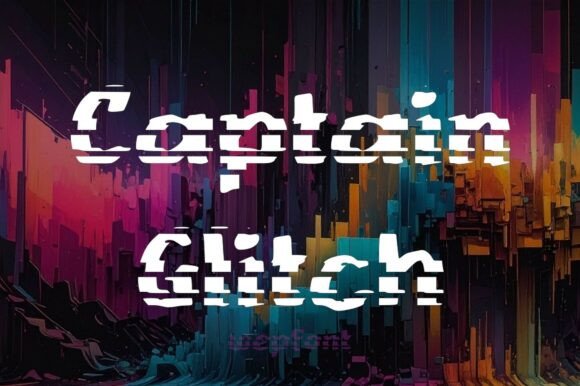 Captain Glitch Font for Web Design
