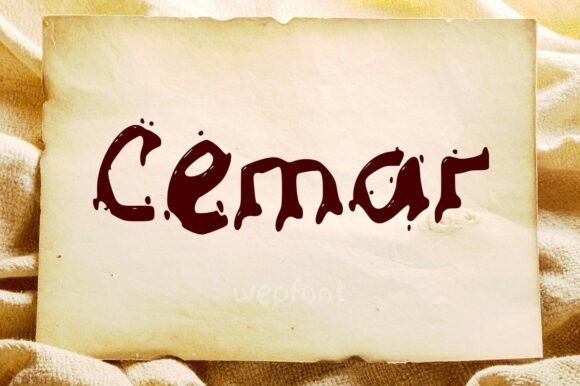 Cemar Font: Elegant Display Type