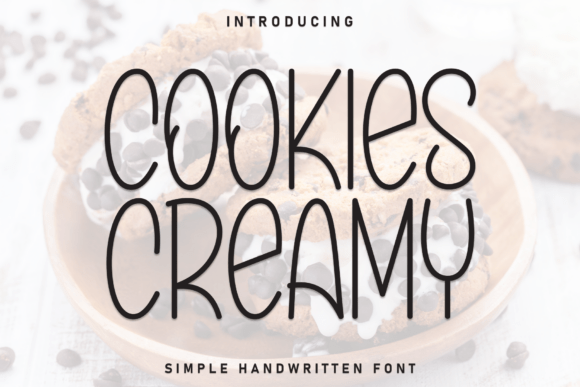 Cookies Creamy Font for Web Design