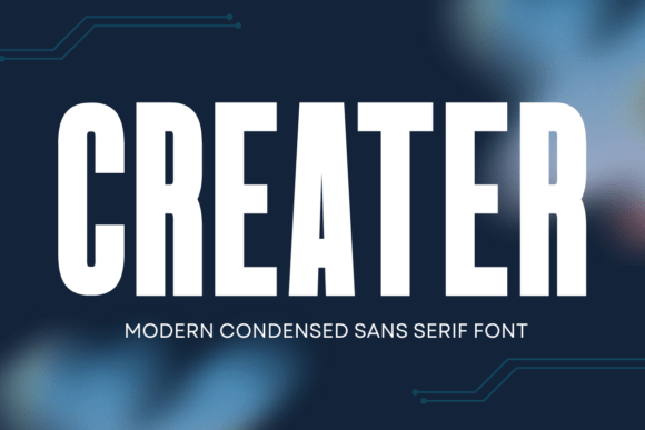 Creater: A Bold Typographic Statement