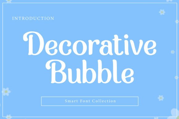 Decorative Bubble Font for Creative Projects
