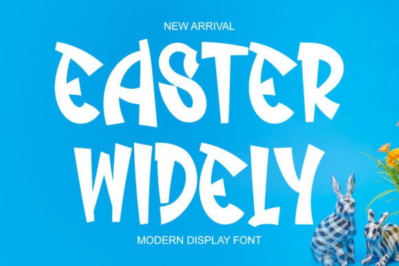 Easter Widely Font for Creative Design