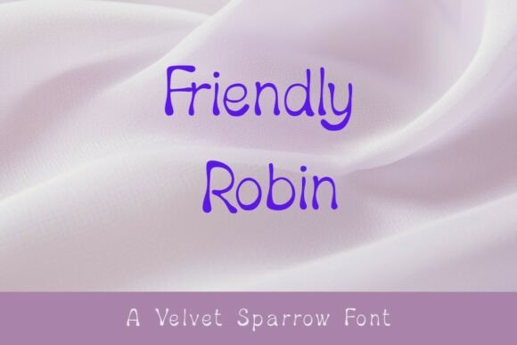 Friendly Robin Font for Editorial Design