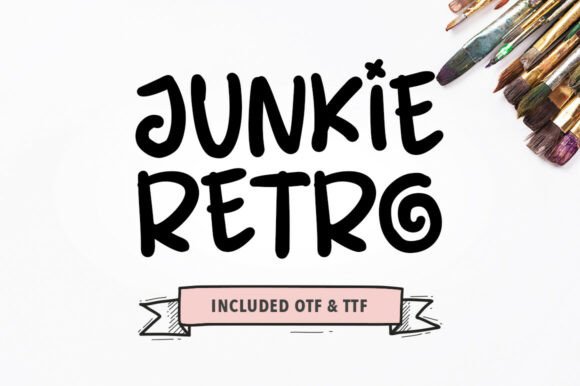 Junkie Retro Font Review