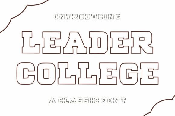 Leader College Font for Business Branding