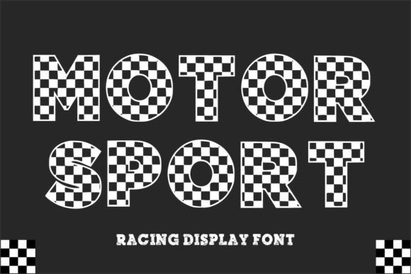 Motor Sport Font