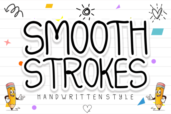 Smooth Strokes Font for Web Design
