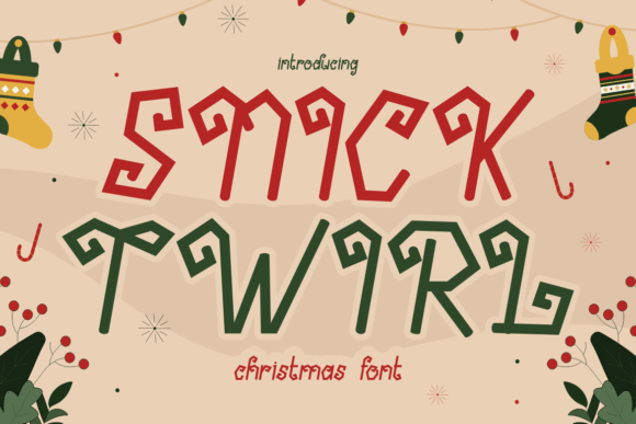 Snick Twirl: A Holiday Font for Editorial Magic