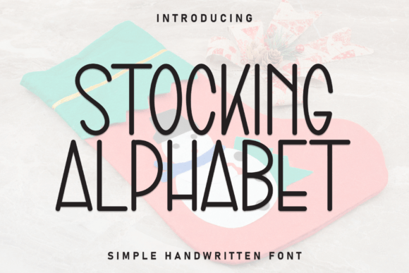 Stocking Alphabet Font