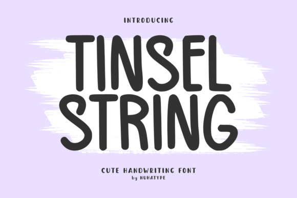 Tinsel String Font for Business Branding