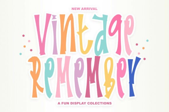 Vintage Remember Font for Web Design