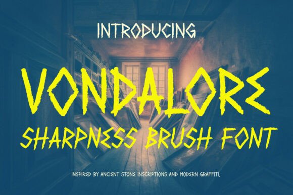 Vondalore: A Bold Display Font for Creative Projects