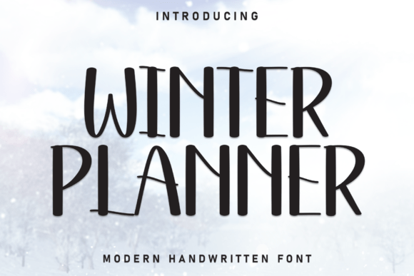 Winter Planner Font for Bold Campaigns